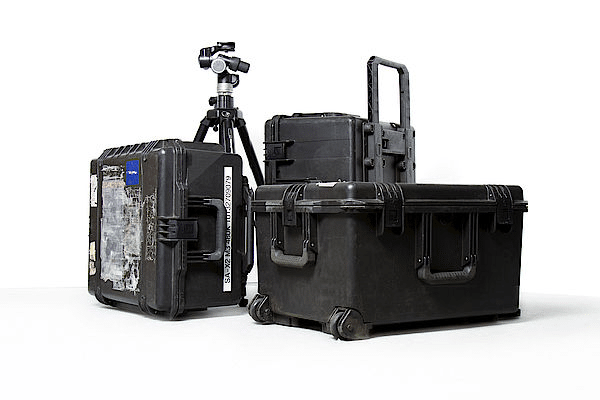 Transportkoffer für Kamera mit Zubehör