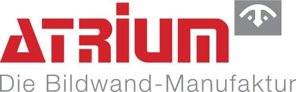 Logo: Atrium - Medientechnik, Leinwände