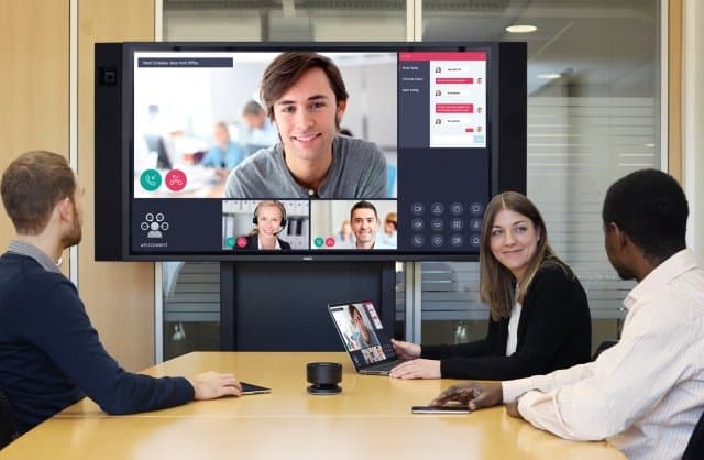 Monitor / Touchmonitor für Videokonferenzen